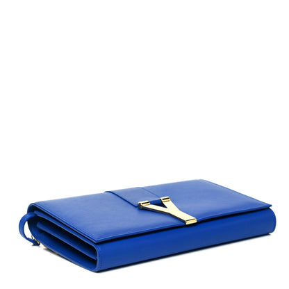 Saint Laurent Calfskin Classic Y Ligne Chain Wallet Bleu Majorelle 3 of 7