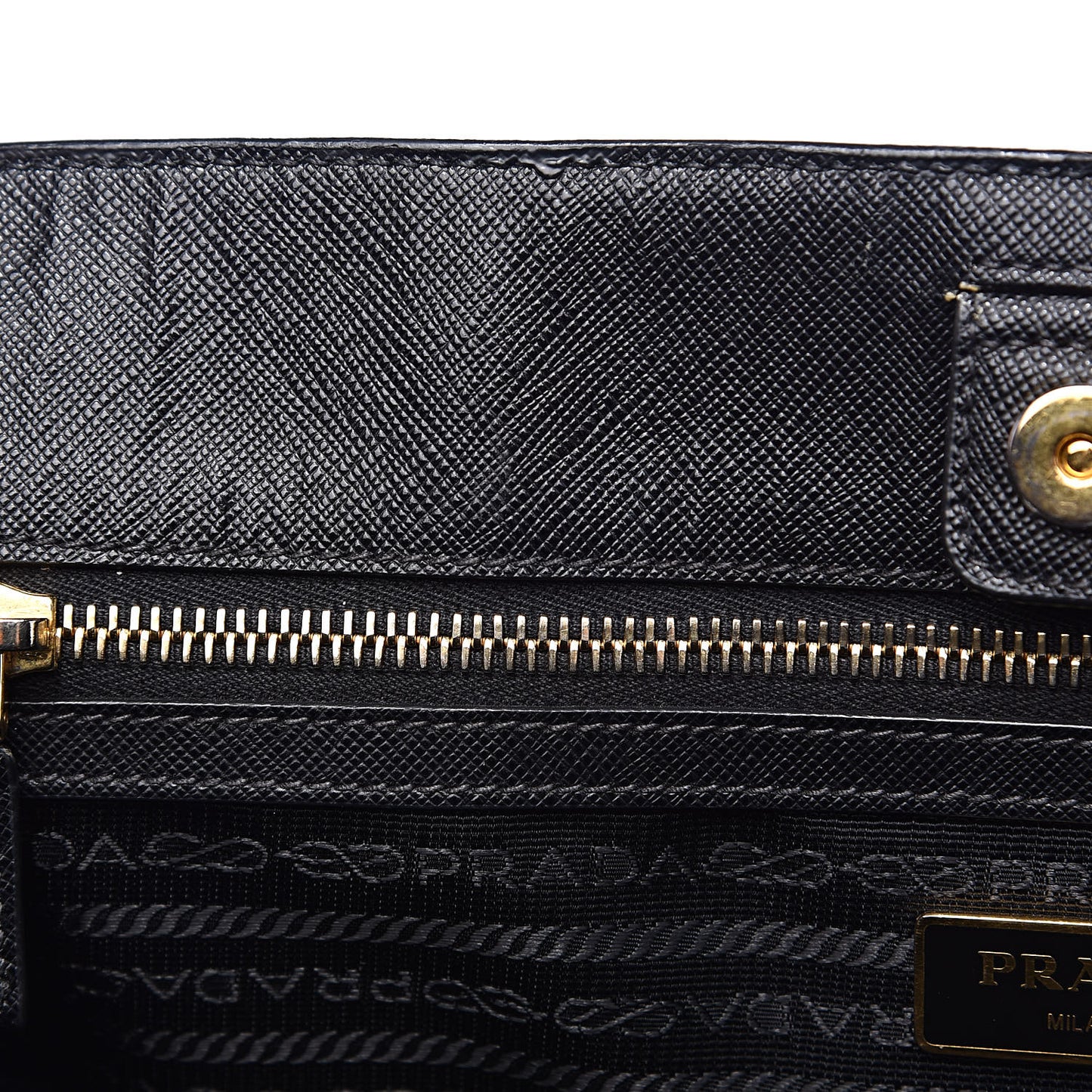 Saffiano Lux Large Tote Black