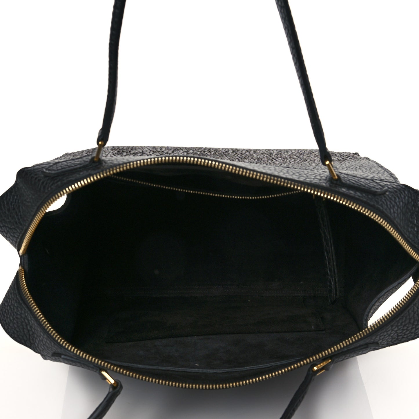 Bullhide Calfskin Small Ring Bag Black