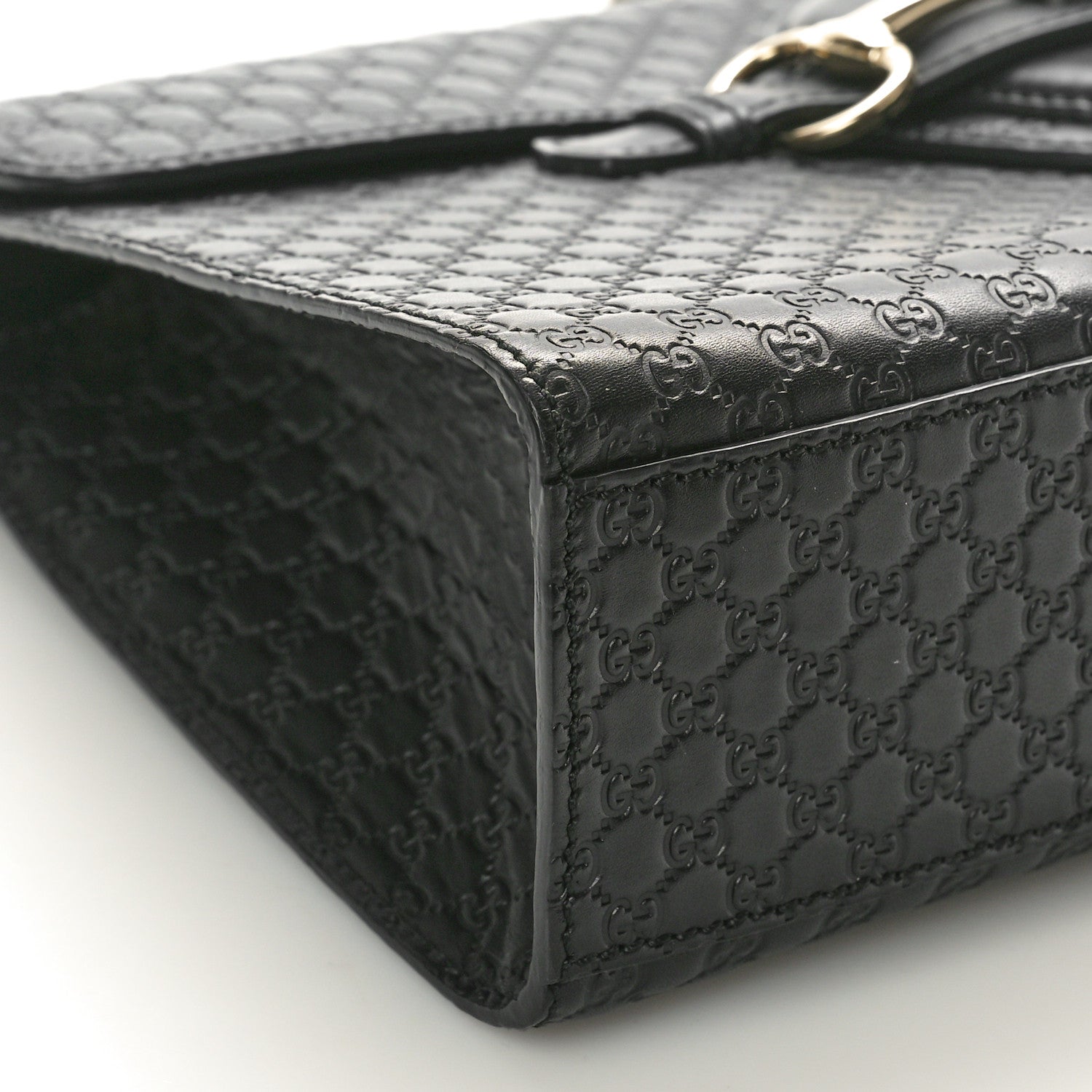 Gucci Microguccissima Medium Emily Chain Shoulder Bag Black 9 of 10