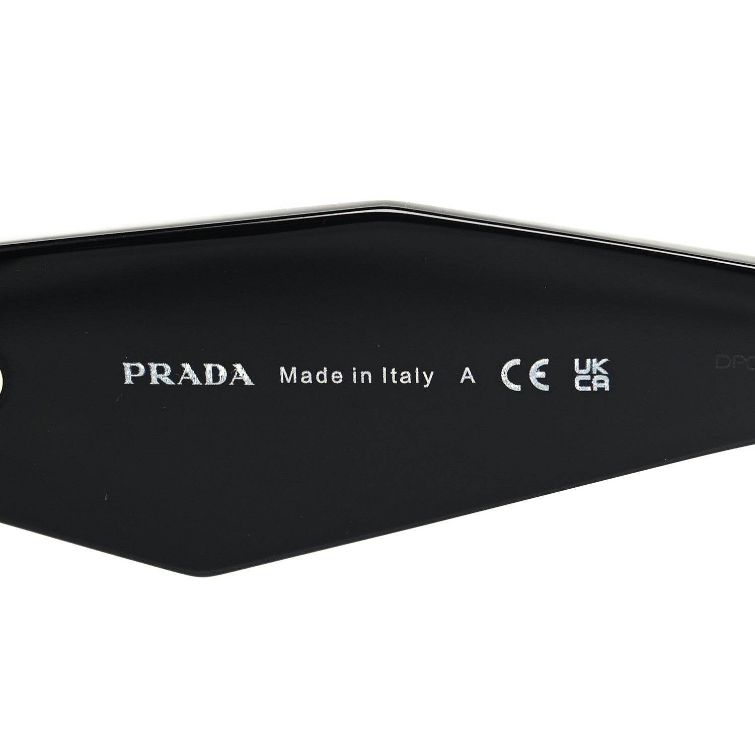 Prada Acetate Symbole Sunglasses SPR 17W Black 5 of 8