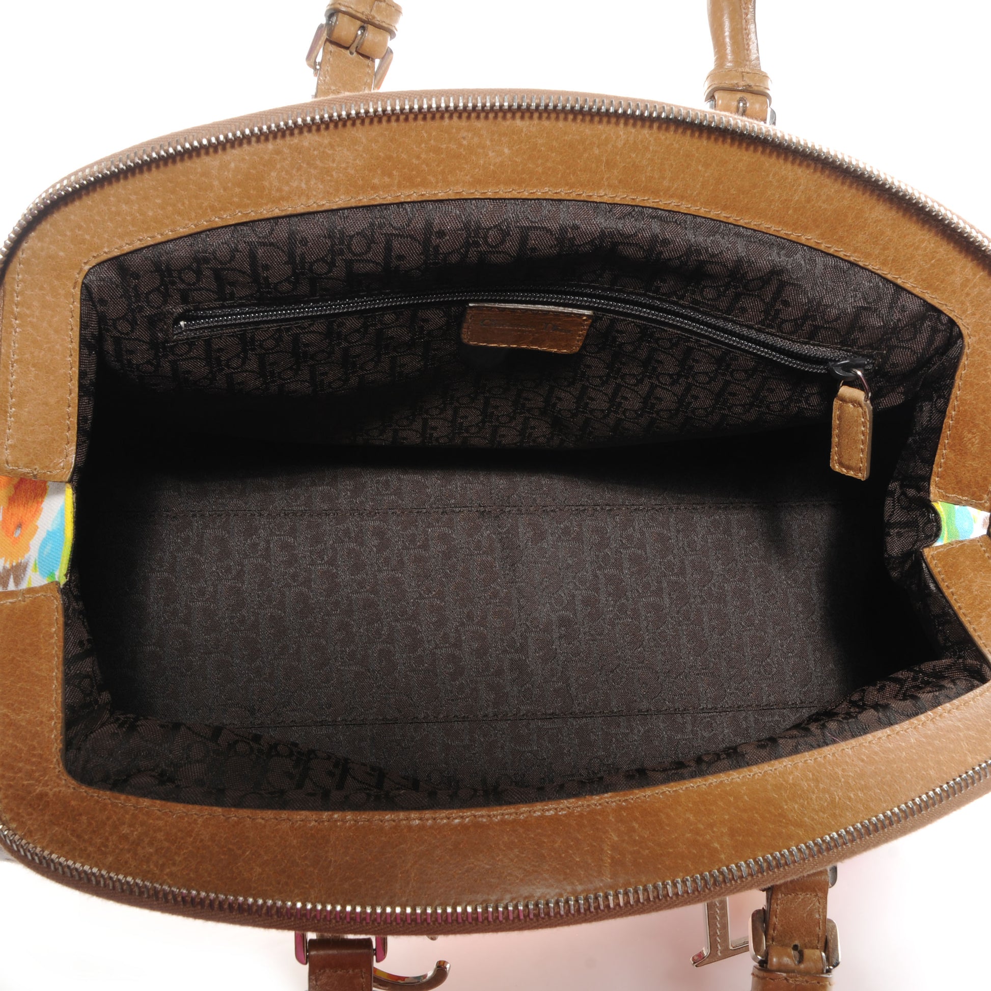 Christian Dior Floral Frame Satchel 6 of 8