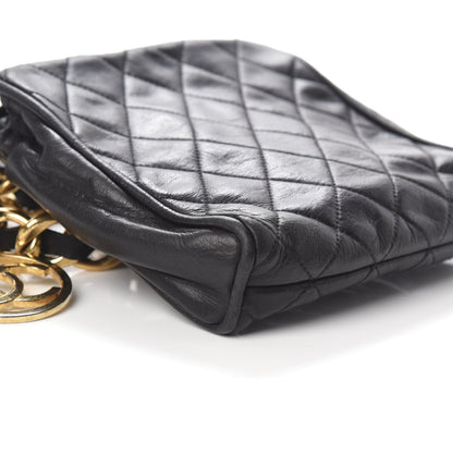 Chanel Lambskin Quilted Waist Belt Bag Black 9 of 10