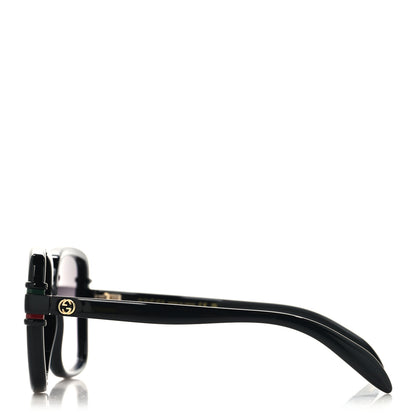 Gucci Acetate Interlocking G Square Sunglasses GG1066S Black 3 of 7