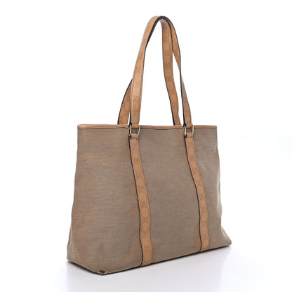 Gucci Guccissima Trim Canvas Large Tote Brown 2 of 6