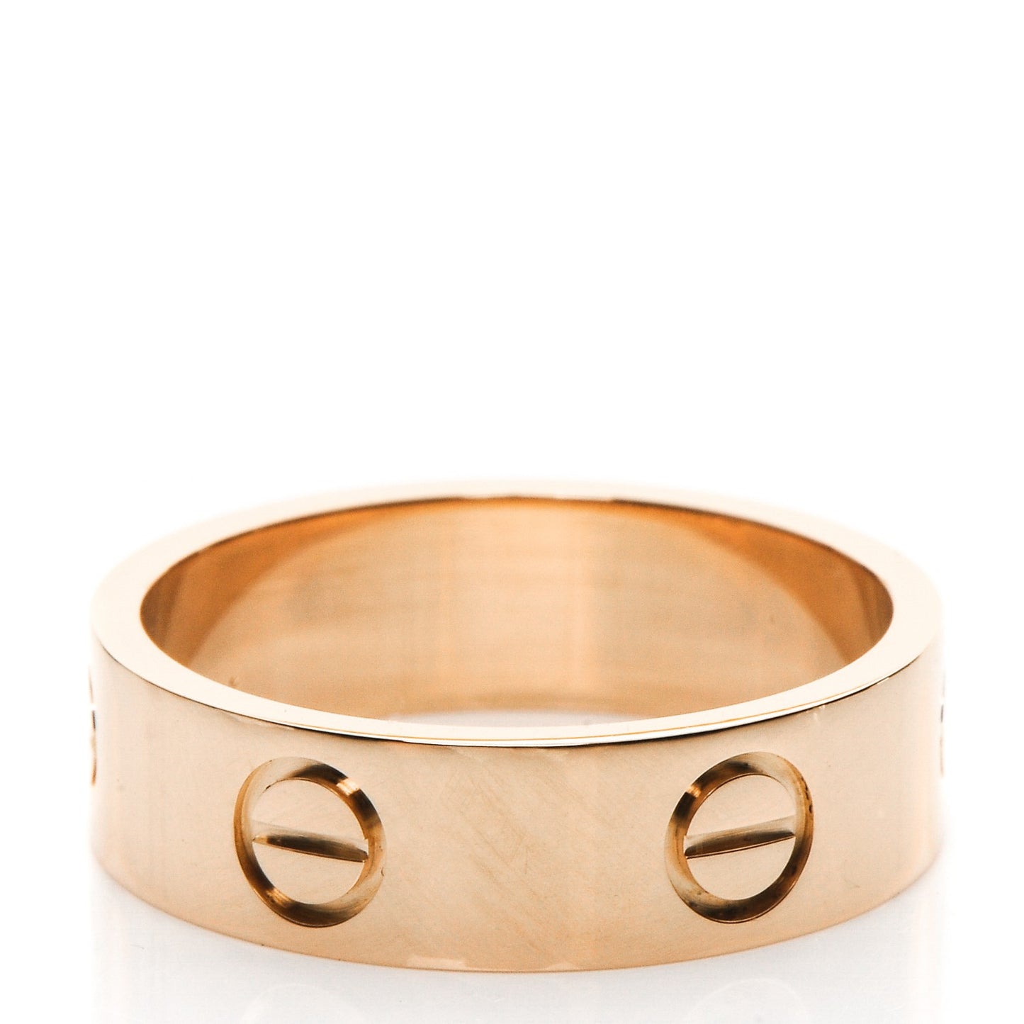 18K Yellow Gold 5.5mm LOVE Ring 54 6.75