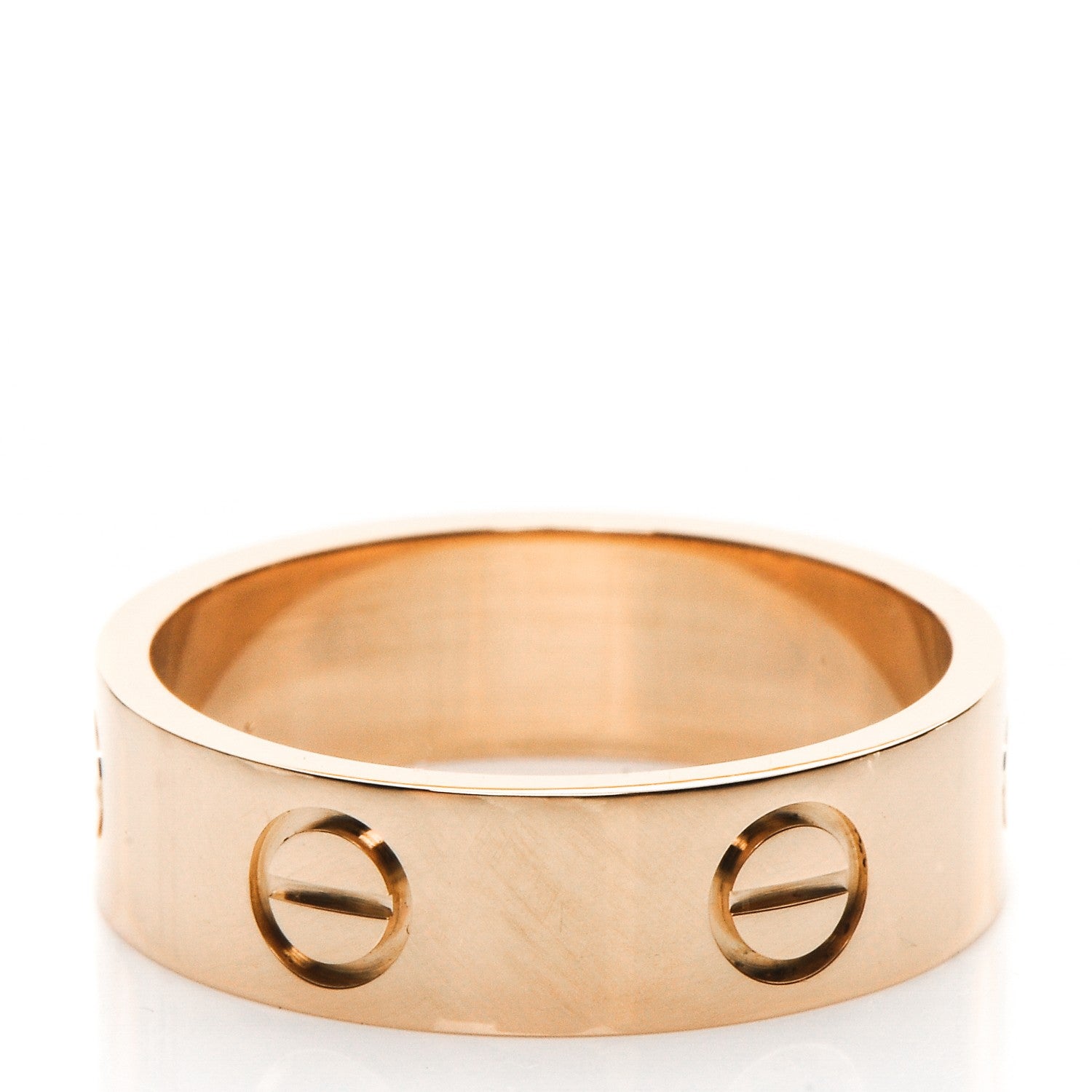 Cartier 18K Yellow Gold 5.5mm LOVE Ring 54 6.75 3 of 5