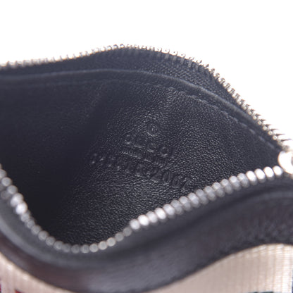 Gucci Calfskin Logo Lanyard Card Case Black 6 of 7