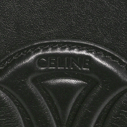 Celine Smooth Calfskin Cuir Triomphe Camera Shoulder Bag Black 6 of 9