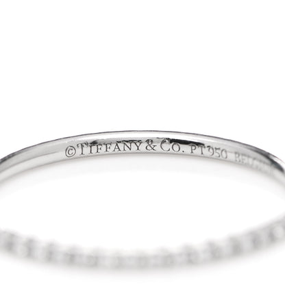 Tiffany Platinum Diamond .36ctw Soleste Eternity Band Ring 56 7.5 4 of 6
