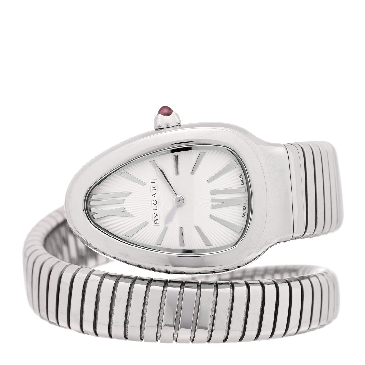Bulgari Stainless Steel 35mm Serpenti Tubogas Quartz Watch 2 of 4
