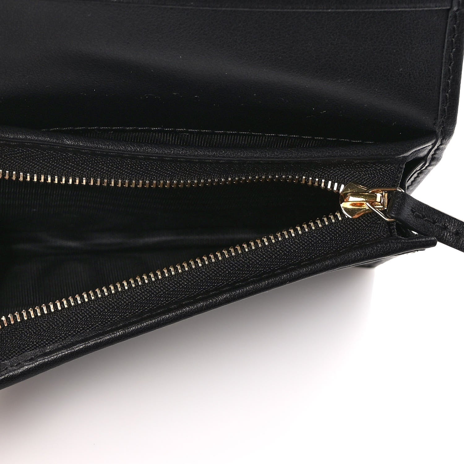 Gucci Calfskin GG Matelasse Card Case Wallet Black 5 of 7