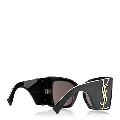 Saint Laurent Acetate Blaze Sunglasses SL M119 Black 4 of 8