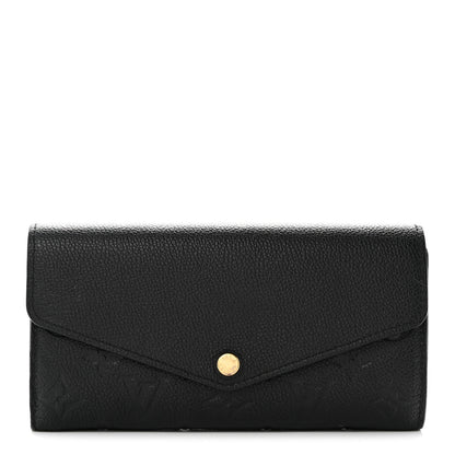 Louis Vuitton Empreinte Sarah Wallet NM Black 1 of 6