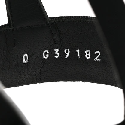 Chanel Grosgrain Pearl CC Sandals 39 Black 7 of 9