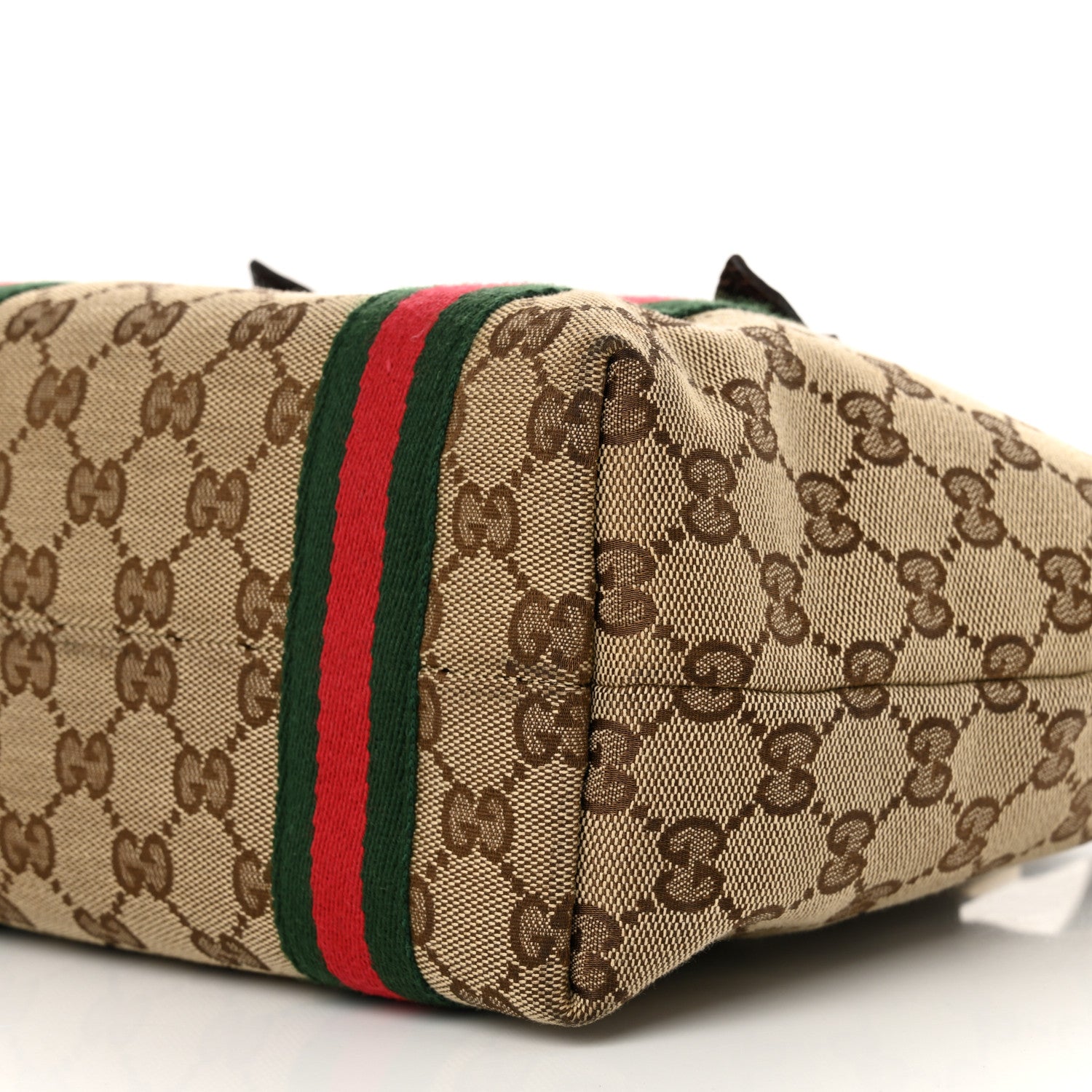 Gucci Monogram Small Jolicoeur Tote Dark Brown 10 of 14