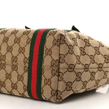Gucci Monogram Small Jolicoeur Tote Dark Brown 10 of 14
