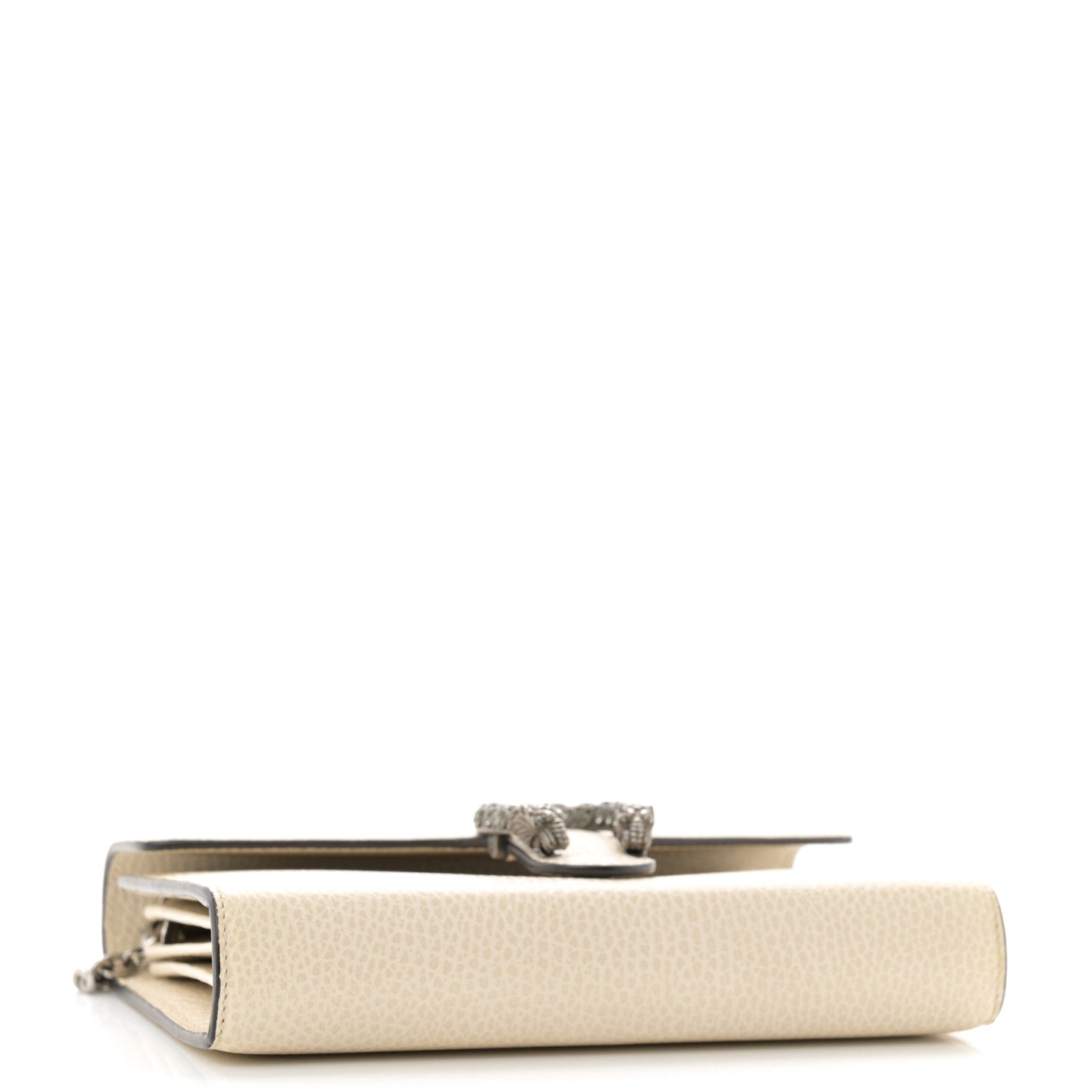 Gucci Dollar Calfskin Mini Dionysus Chain Wallet Mystic White 4 of 14