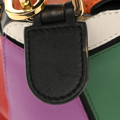 Loewe Calfskin Medium Puzzle Bag Multicolor Black 12 of 14