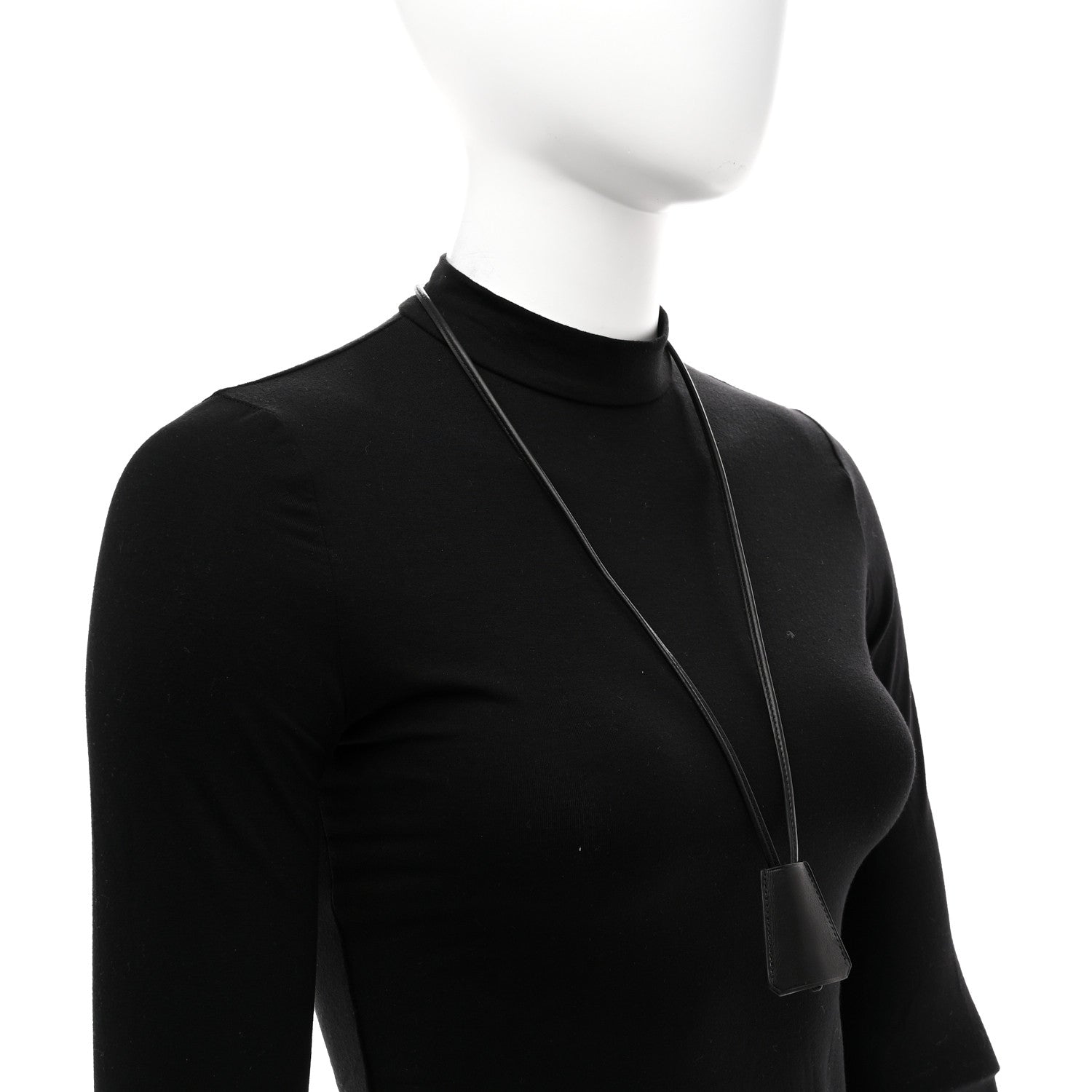 Hermes Swift Clochette Long Necklace Black 2 of 6