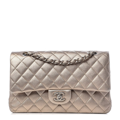 Chanel Metallic Lambskin Quilted Medium Double Flap Gold 1 of 16