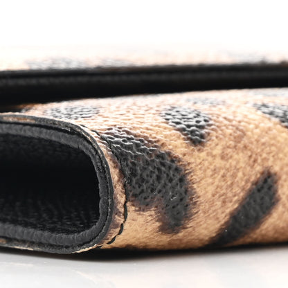 Dolce & Gabbana Crespo Leopard Print Wallet On Chain Brown Black 10 of 11