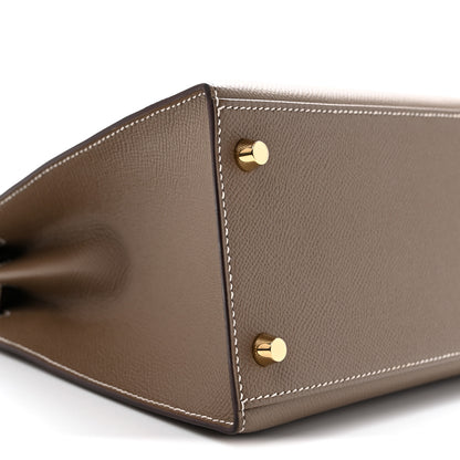 Hermes Epsom Kelly Sellier 28 Etoupe 9 of 11