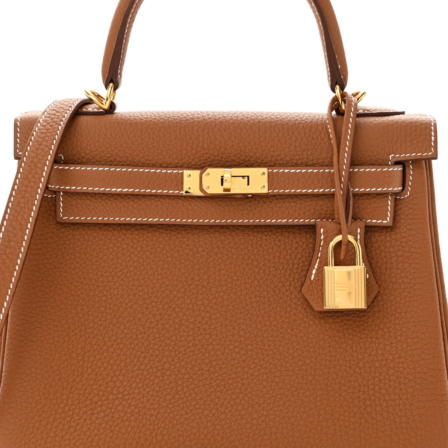 Hermes Togo Kelly Retourne 25 Gold 8 of 10