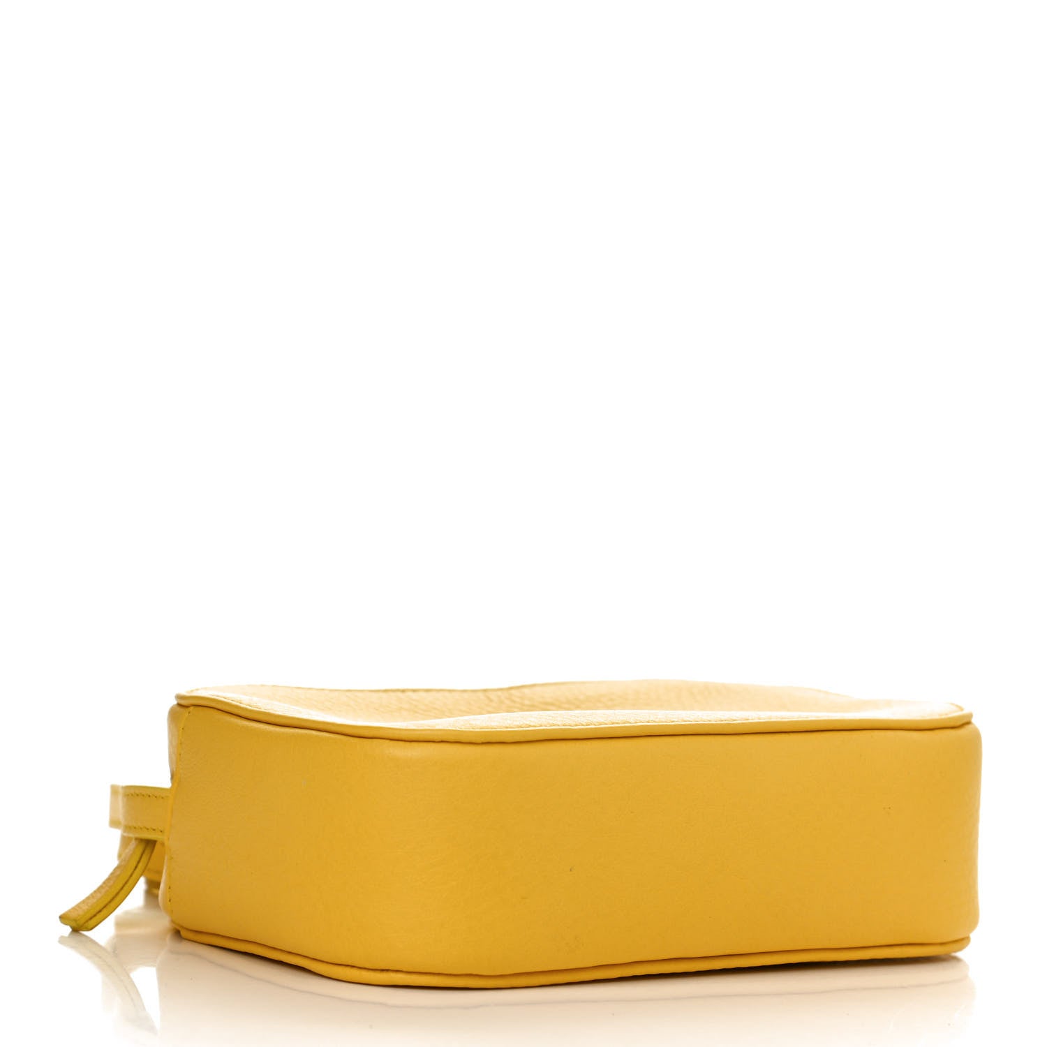 Balenciaga Smooth Calfskin Logo XS Everyday Camera Bag Jaune Soleil Black 4 of 10