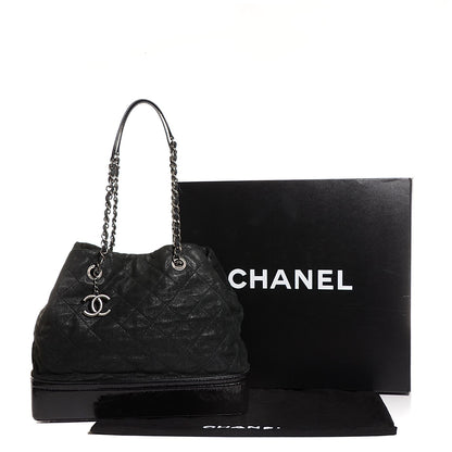 Chanel Iridescent Calfskin VIP Large Tote Black 5 of 8