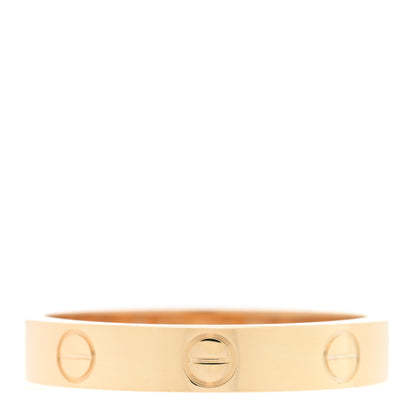 Cartier 18K Yellow Gold 3.5mm LOVE Wedding Band Ring 56 7.5 1 of 5