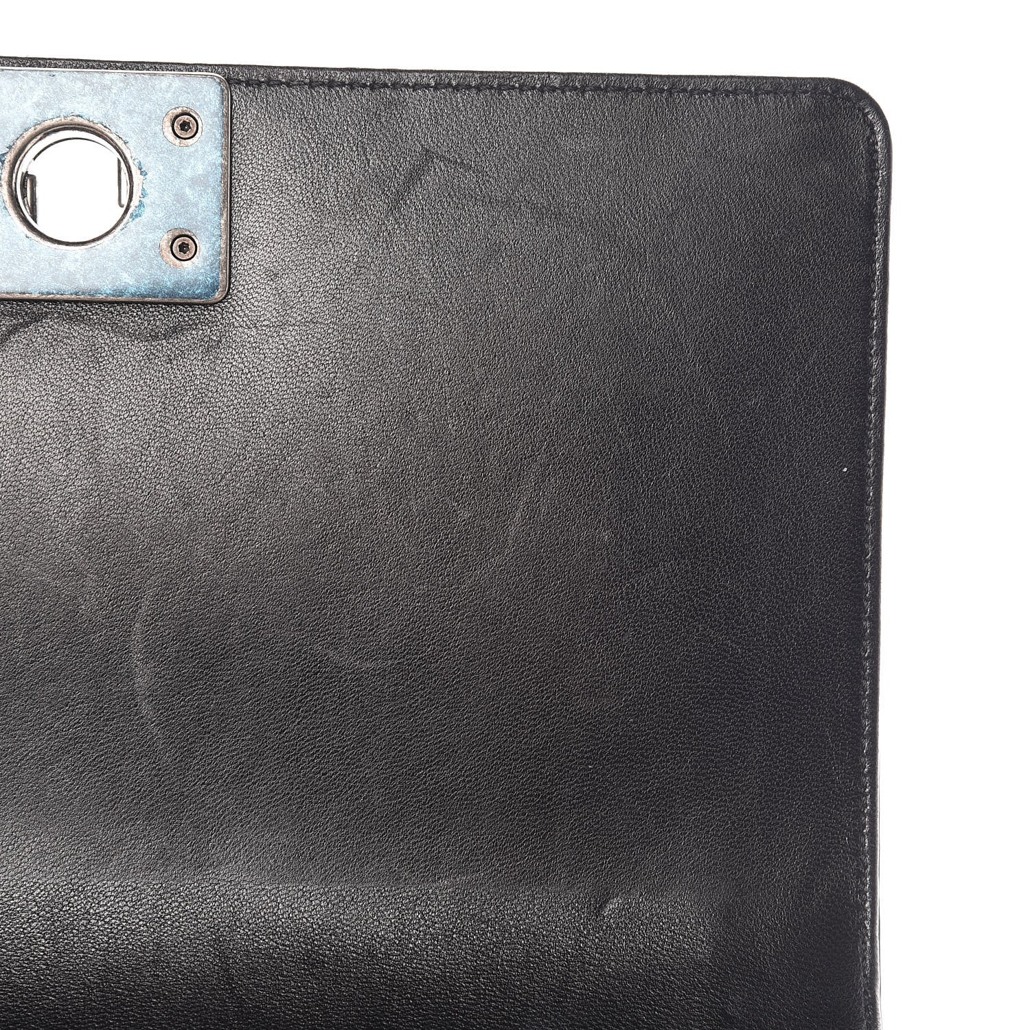 Chanel Glazed Calfskin Medium Boy Flap Black 12 of 14