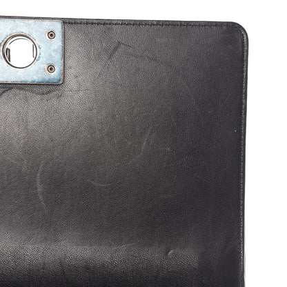 Chanel Glazed Calfskin Medium Boy Flap Black 12 of 14