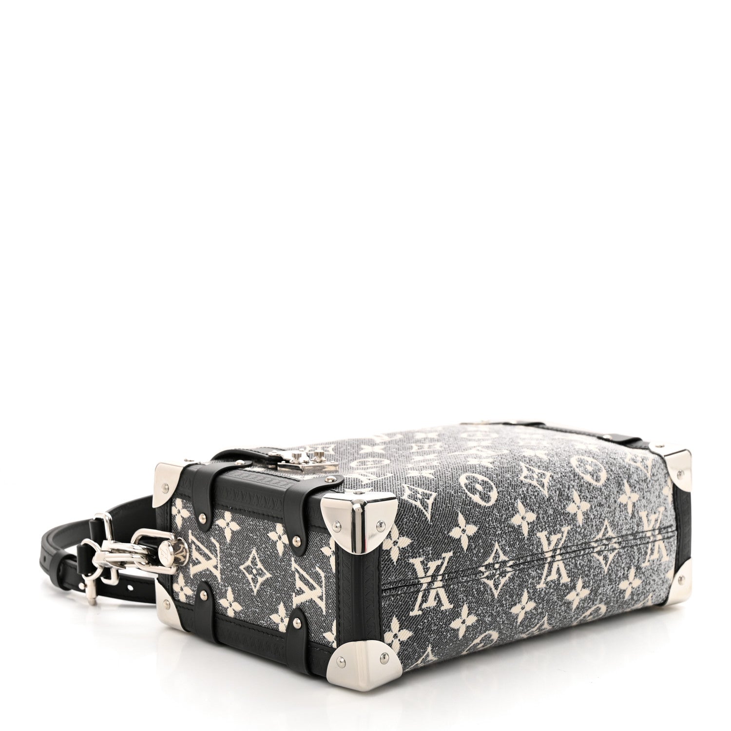 Louis Vuitton Monogram Jacquard Denim Side Trunk Grey 4 of 10