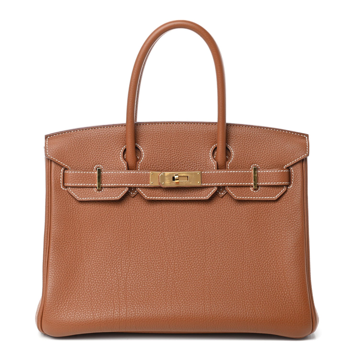 Hermes Togo Birkin 30 Gold 1 of 9