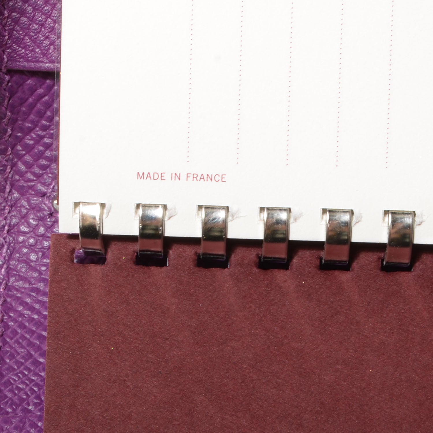 Hermes Epsom Vision II Agenda Cover with Refill Cyclamen 6 of 9