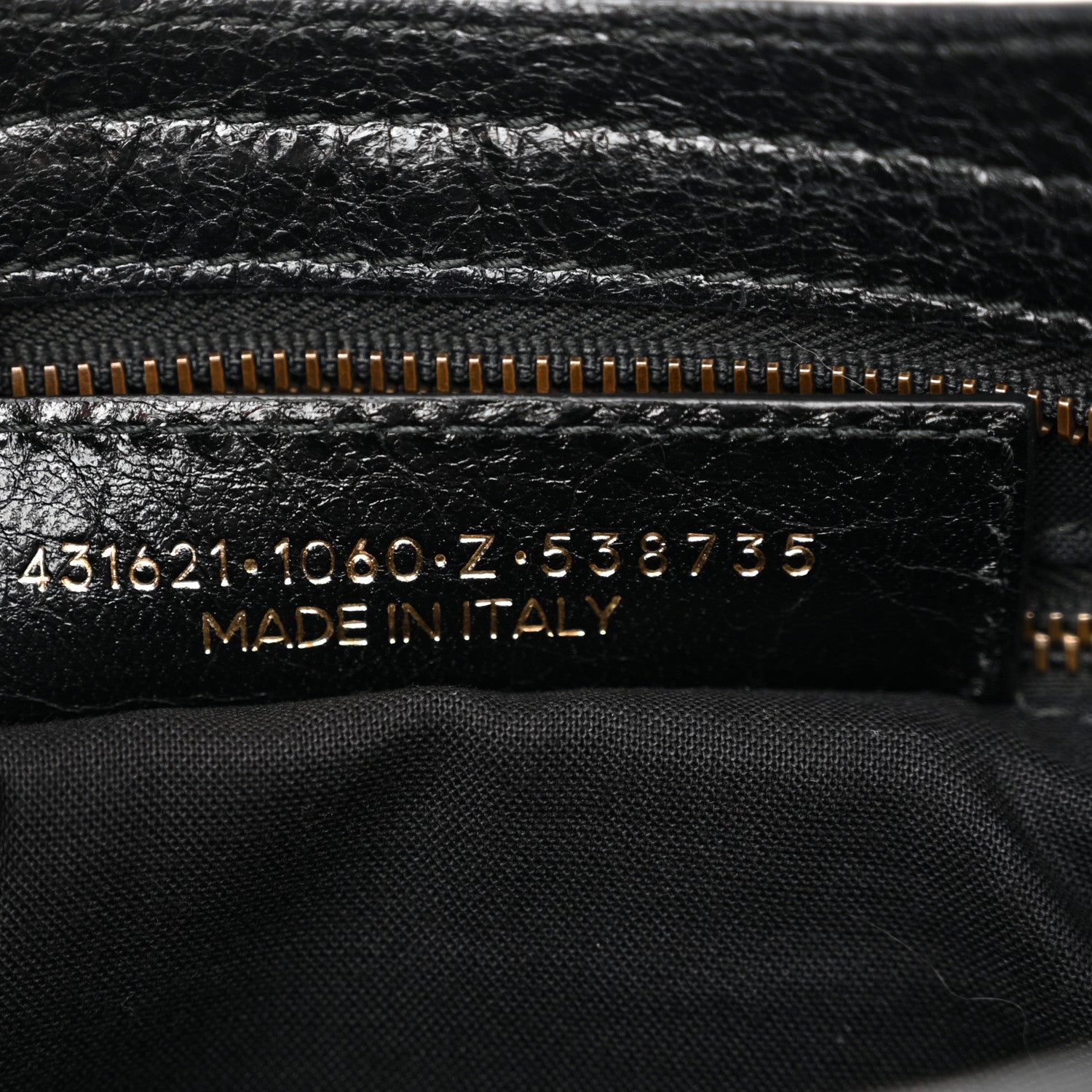 Balenciaga Agneau Classic Hardware S City Logo Strap Black White 8 of 14
