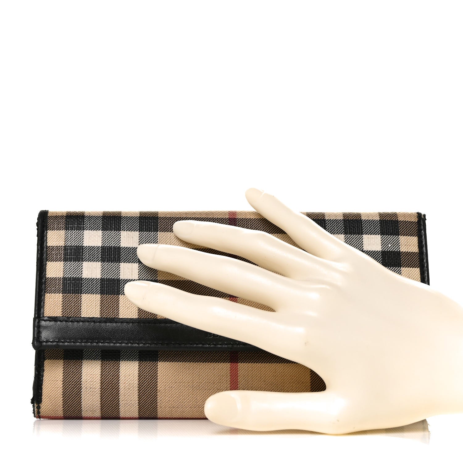 Burberry House Check Continental Wallet Black 2 of 11