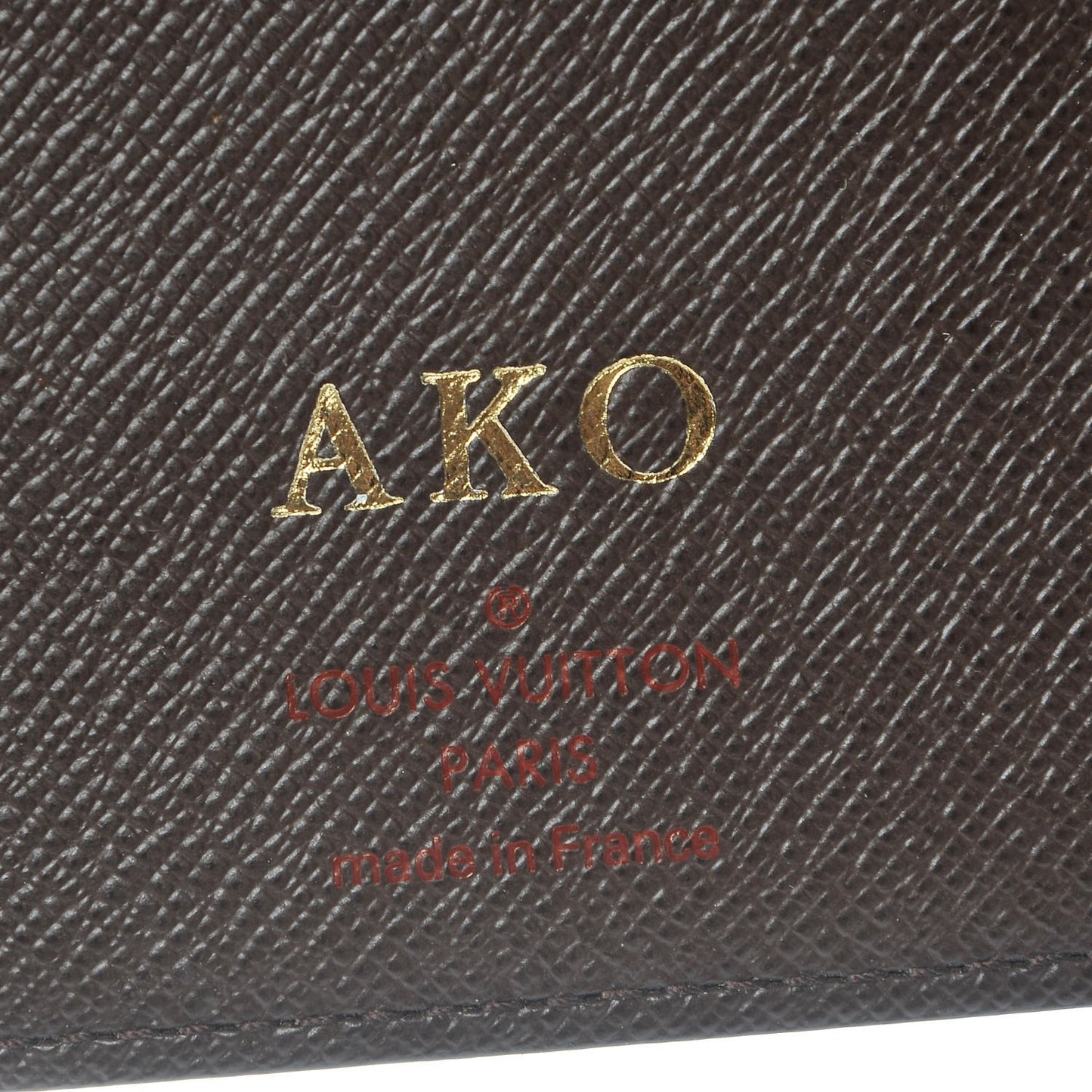 Damier Ebene Medium Ring Agenda Cover