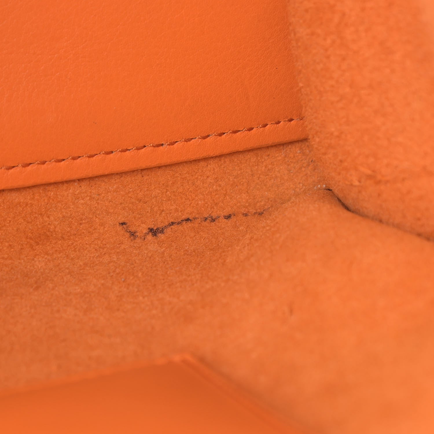 Saint Laurent Calfskin Small Classic Y Cabas Mandarine 12 of 15