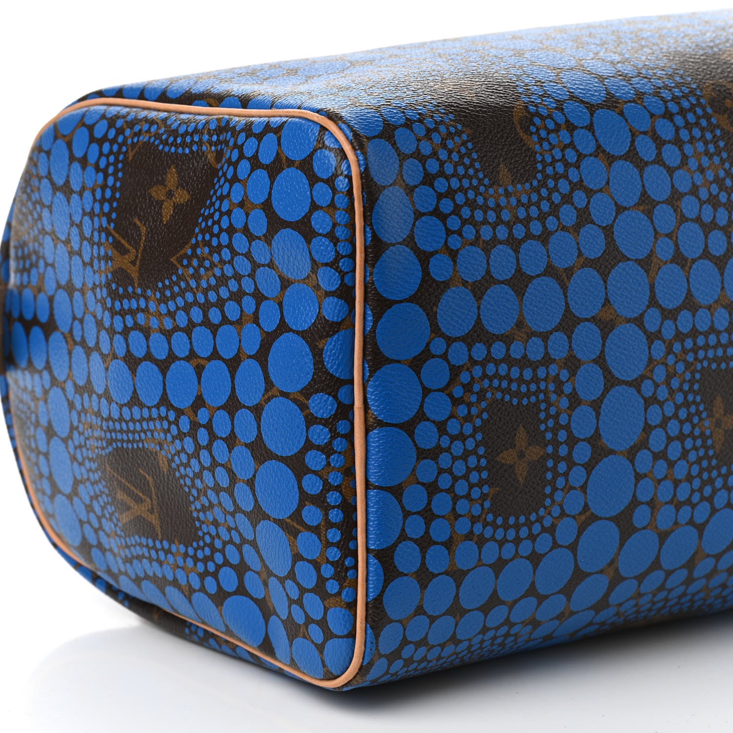 Louis Vuitton Monogram Kusama Town Speedy 30 Blue 11 of 15