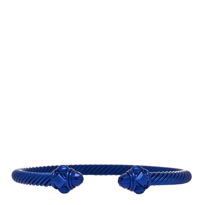 David Yurman Aluminum 5mm Renaissance Bracelet Blue 1 of 4