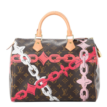 Louis Vuitton Monogram Bay Speedy 30 Rose Ballerine Poppy 1 of 16
