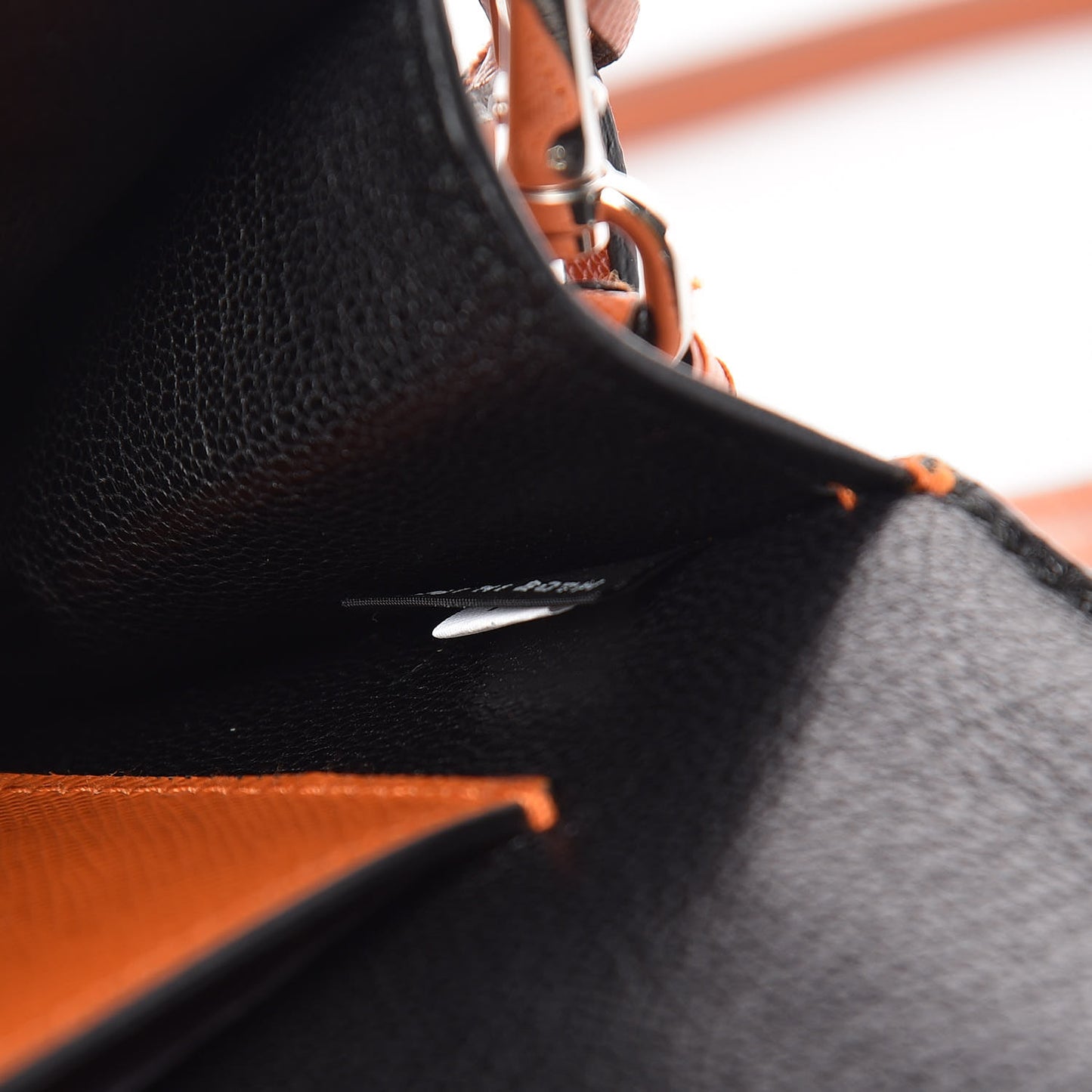 Saffiano Lux Mini Sound Crossbody Bag Papaya