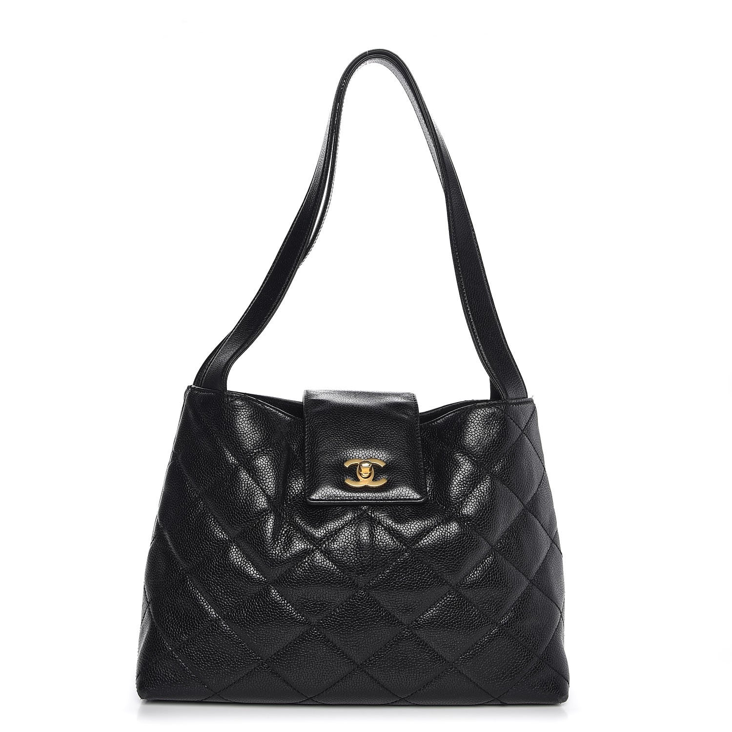 Chanel Caviar Quilted Shoulder Bag Black 1 of 10