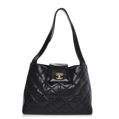 Chanel Caviar Quilted Shoulder Bag Black 1 of 10