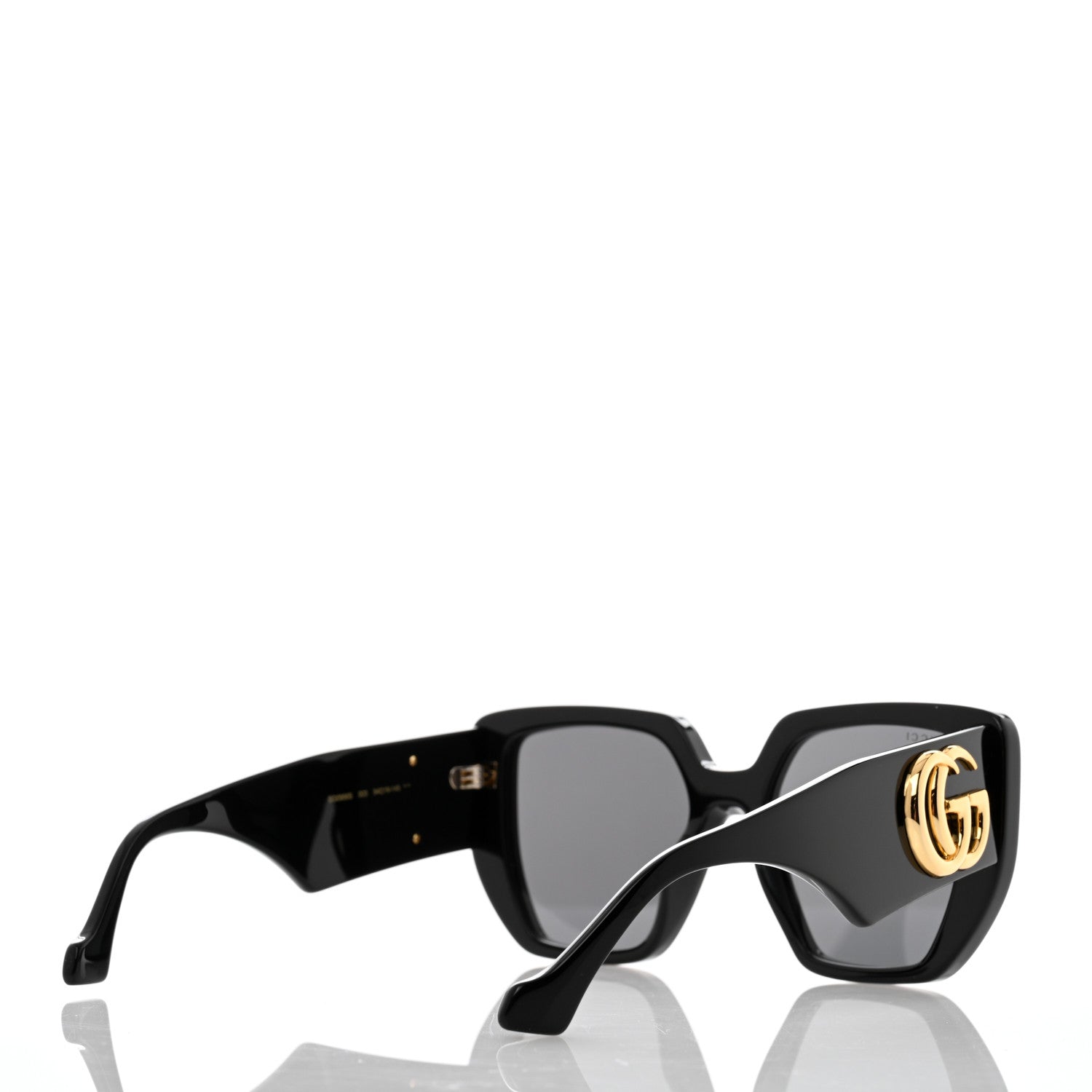Gucci Acetate Square Frame Sunglasses GG0956S Black 4 of 8
