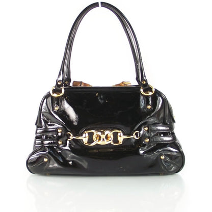 Gucci Patent Leather Wave Boston 1 of 11