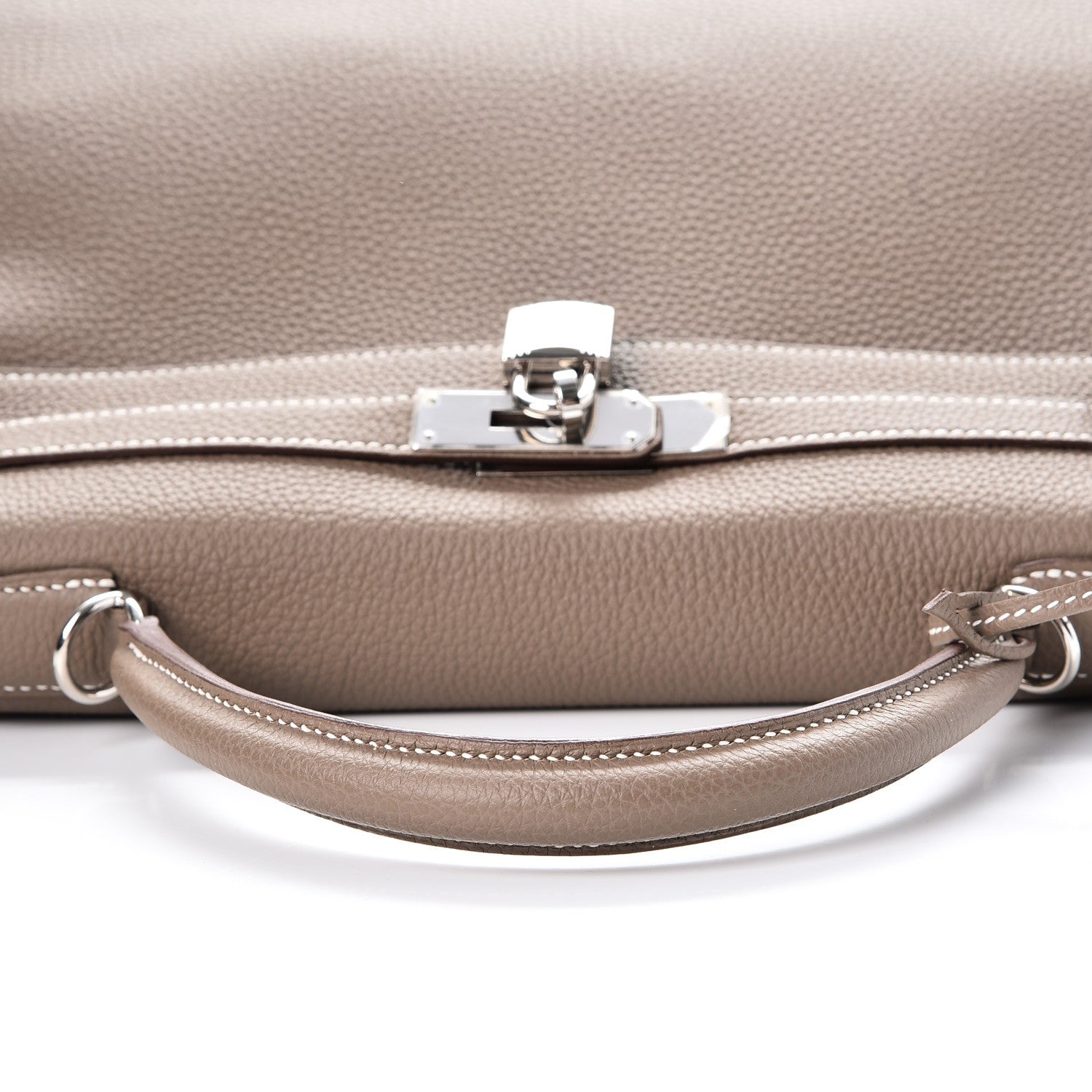 Hermes Togo Kelly Retourne 32 Etoupe 33 of 38