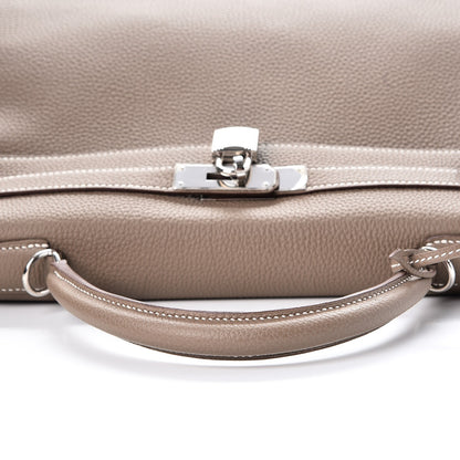 Hermes Togo Kelly Retourne 32 Etoupe 33 of 38